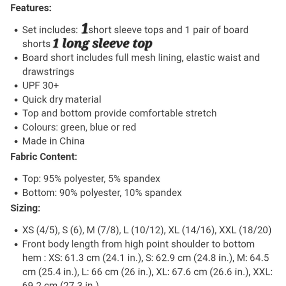 🛑 2 / $40 Sale!SPYDER 3 Piece Surf Sand Sun Swim Set - Size: Small (7/8) NWT - Picture 2 of 8